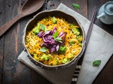 Nouilles de riz aux légumes, Sauce coco-curry