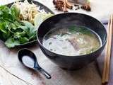 Phô Bô {Soupe vietnamienne au Boeuf et Nouilles de Riz}