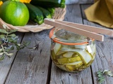 Pickels de courgette: Comment conserver facilement les courgettes