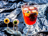 Raspberry Colada d’Halloween (Cocktail à la Framboise & aux … Yeux!!)