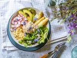 Salad bowl & Houmous au thon