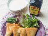 Samoussas de Choucroute ♦ Dips au Munster