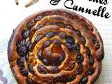 Spirale briochée aux Quetsches et à la Cannelle