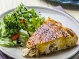 Tourte veau, poulet et champignons