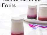Yaourt à la Vanille sur lit de framboises {ou myrtilles}