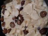 Poêlée Topinambours – châtaignes au lait de coco
