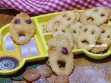 Fantômes biscuits salés croustillants pour halloween