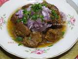 Kbeb bônois-plat de viande a l'oignon