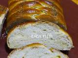 Khobz eddar, pain maison brioché tressé à la fleur d'oranger , ramadan 2020