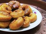Mini beignets express (Yoyos ) au miel et graines de sésame et d'anis- Ramadan 2020
