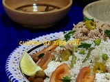 Salade de riz au thon et ricotta aux légumes frais de saison sans mayonnaise