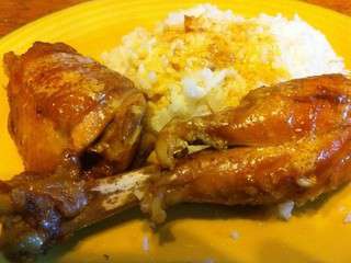 Poulet Colombo et son riz basmati