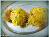 Boulette de pommes de terre rapées fourrées au fromage