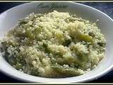 Couscous aux légumes vert et l'huile d'olive~~الكسكس مع الخضار وزيت الزيتون