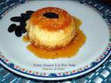 Crème dessert au caramel et a la fève tonka