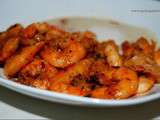 Crevettes marinée à la sauce soja au barbecue