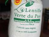 Deux partenariats:Lentilles vertes aop du Puy en Velay et l'escargot