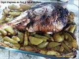 Gigot d'agneau à l'ail et au thym