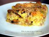 Gratin de pomme de terre et fruits de mer