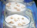 Verrine de banane fromage blanc