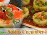 S Sushis sans Riz, les « Cucumber Rolls »