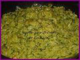 Risotto aux crevettes et epinards