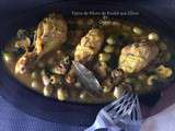 Tajine de pilons de poulet aux olives