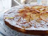 Gâteau aux pommes sans balance / nappage au beurre/sucre