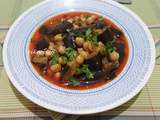 Mderbel - ragoût d'aubergines sauce rouge - plat authentique algérois
