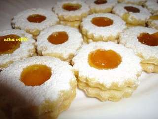 Sables a la confiture d'abricots
