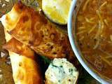 Bourek au fromage, ail et persil
