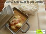 Curry de Lotte au Lait de Coco  Marmiton 