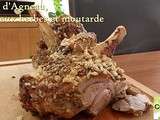 Souris d'Agneau, Sauce aux herbes et moutarde
