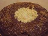 Bavarois chocolat-passion/mousse à la mangue
