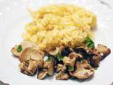 Pieds de mouton et risotto de courge musquée