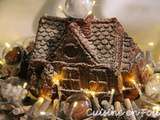 Maison de Noël chocolat-vanille