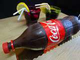 Cake coke bottle ou gâteau  bouteille de coca cola 
