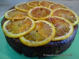 Gâteau de semoule à l'orange sanguine