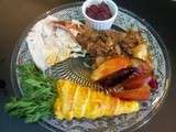 Rôti de dinde lardé, ail confit et légumes d'automne, Menu de Thanksgiving 3ème partie