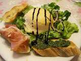 Salade au chèvre chaud