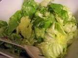 Salade verte à l'ail