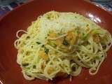 Spaghettis à la checca  ou pâtes à l'ail