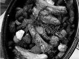 Paleron de Bœuf et pieds de Cochon en Daube aux légumes confits d’Antoine Westermann (cuisson dans un roaster)