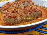 Andouillettes gratinées tomate/safran/chèvre sec & accord mets/vin