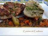 Gigolettes de lapin aux fenouils & moutarde à l'ancienne