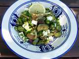 Salade de fèves et artichauts à la grecque