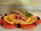 Jambon Serrano Melon Pastèque *Des couleurs dans les assiettes
