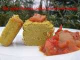 Pâté végétal Bio aux lentilles corail et coulis de tomates. Nouvelle rubrique: Cuisine végatérienne