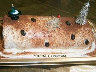 Bûche tiramisu au caramel beurre salé de Benoit Molin