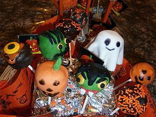 Cake pops halloween